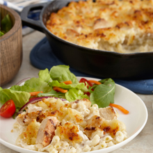 Skillet Chicken Mac And Cheese