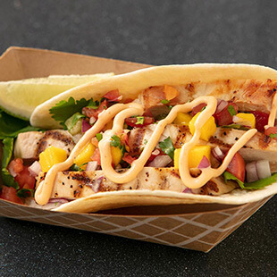 Tropical Grilled Chicken Tacos