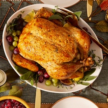 Holiday Roast Chicken With Stuffing