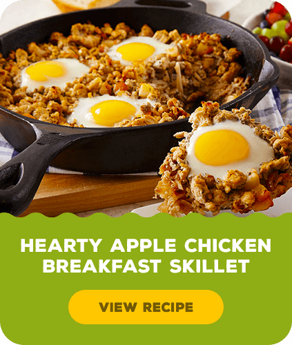 Hearty Apple Chicken Breakfast Skillet