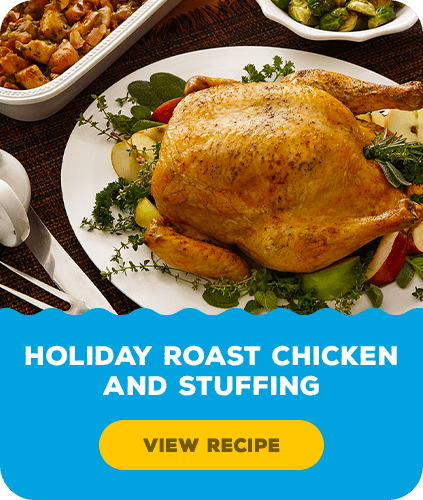 Holiday Roast Chicken and Stuffing