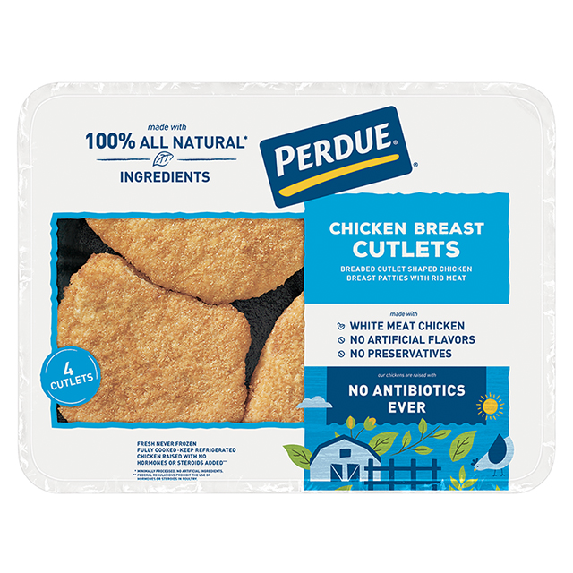 PERDUE® Refrigerated Breaded Chicken Breast Cutlets (12 oz.)