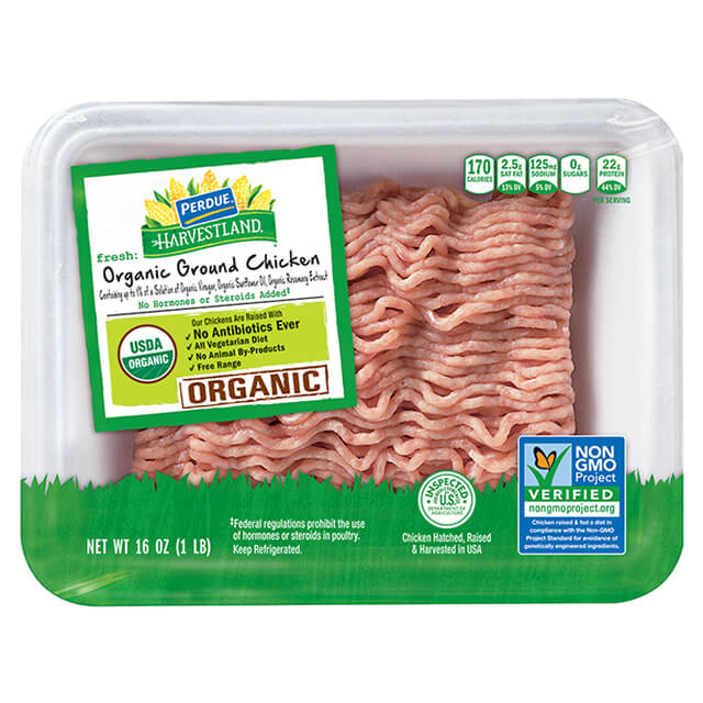 PERDUE® HARVESTLAND® Organic Ground Chicken 