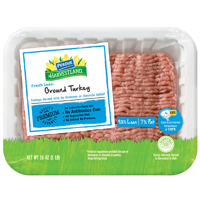 PERDUE HARVESTLAND FRESH GROUND TURKEY 93% LEAN (1 LB.)