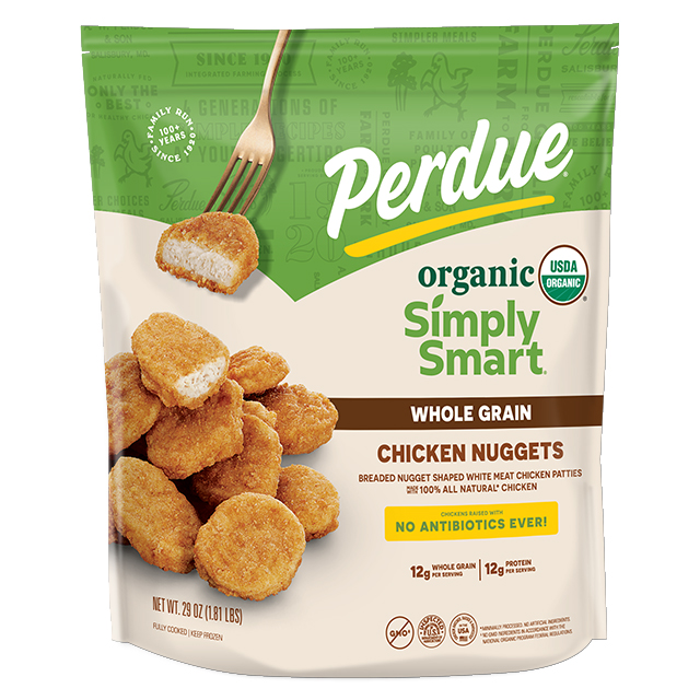 PERDUE® SIMPLY SMART® Organic Whole Grain Chicken Breast Nuggets