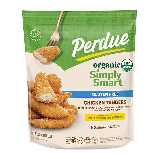 PERDUE® SIMPLY SMART® Organic Breaded Chicken Breast Tenders Gluten Free