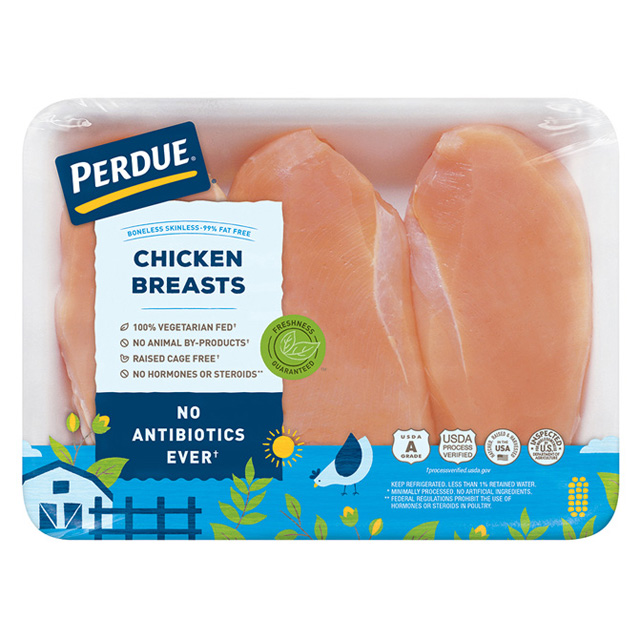 PERDUE® Thin Sliced Boneless Skinless Chicken Breasts, 619