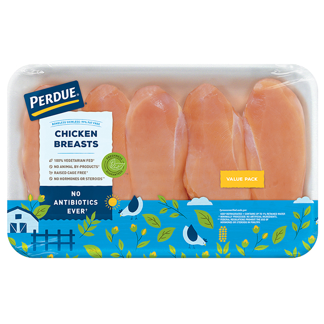 Boneless Skinless Chicken Breasts (8 packs, 1 lb. per pack)