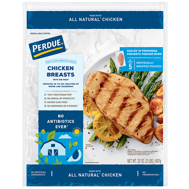 PERDUE® Boneless Skinless Chicken Breasts Individually Wrapped 